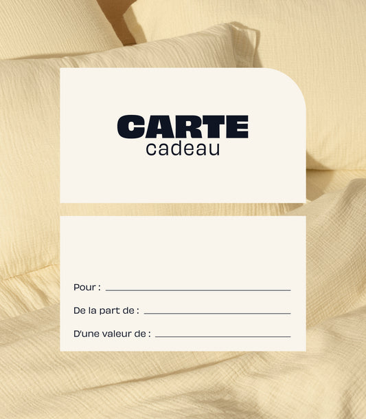 Carte cadeau Tediber