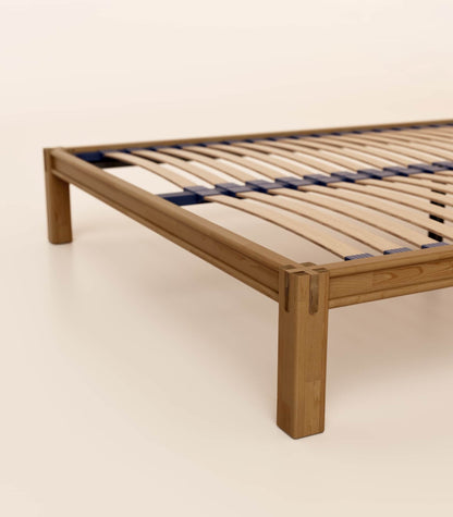 Sommier en bois Bois foncé-Standard