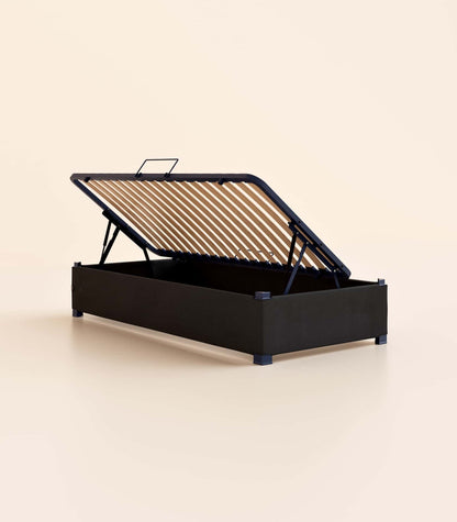 Lit coffre enfant Noir Anthracite-Standard