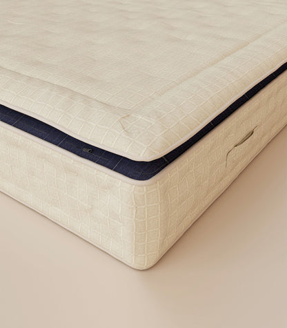 Pack Grand Ours Lit boxspring-Velours Sahara-Lit Astral - Carrée