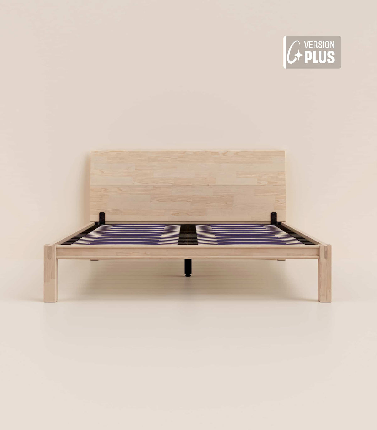 Lit en bois Bois clair-Plus