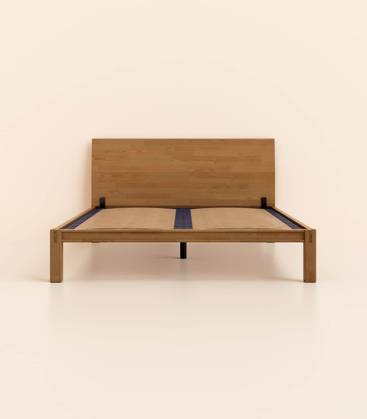 Lit en bois Bois foncé-Standard