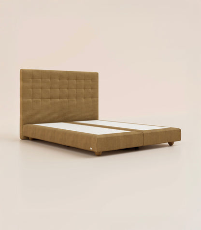 Lit Grand Ours Velours Havane-Lit Astral - Ronde