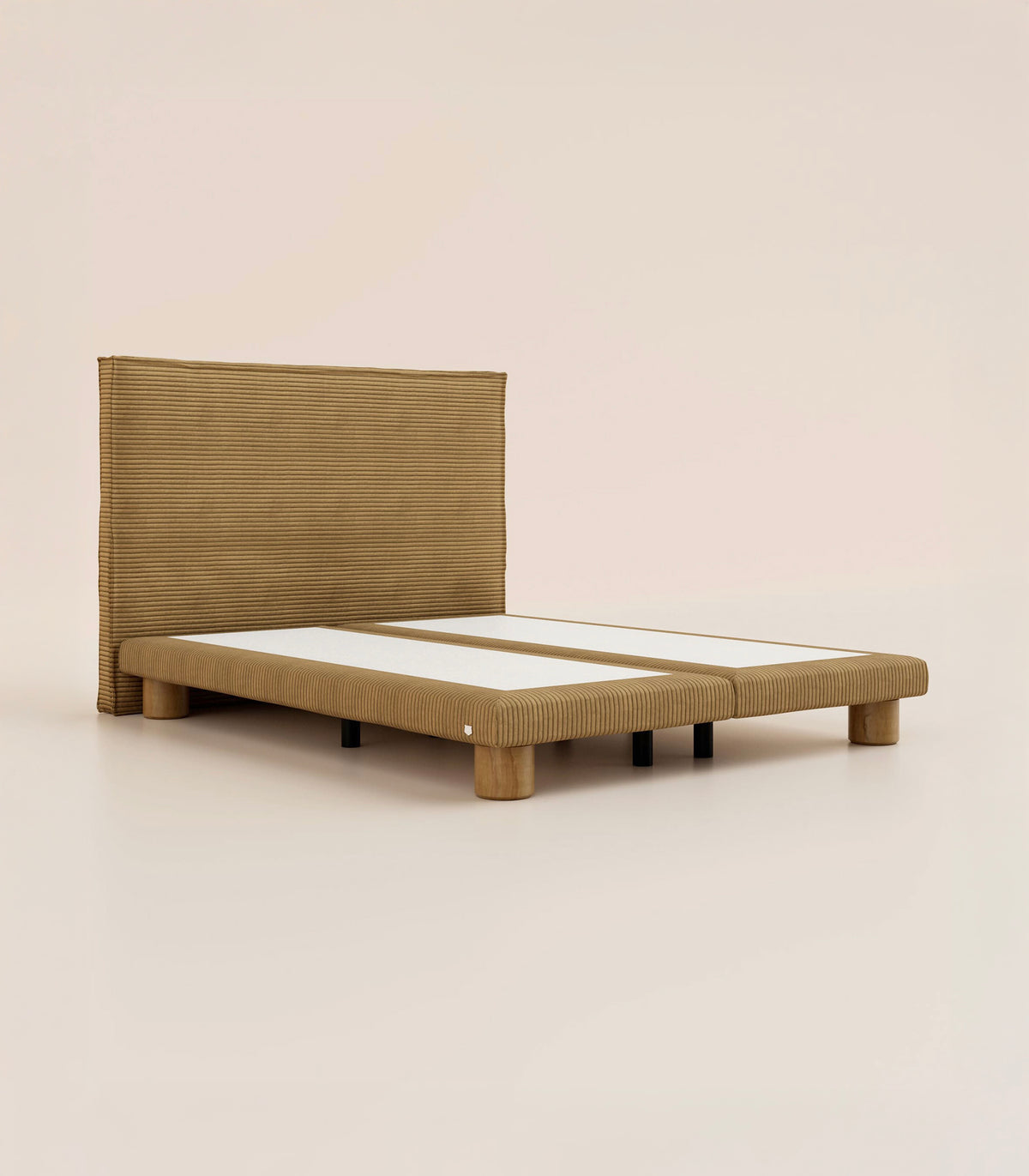 Lit Grand Ours Velours Havane-Lit Céleste - Cylindrique