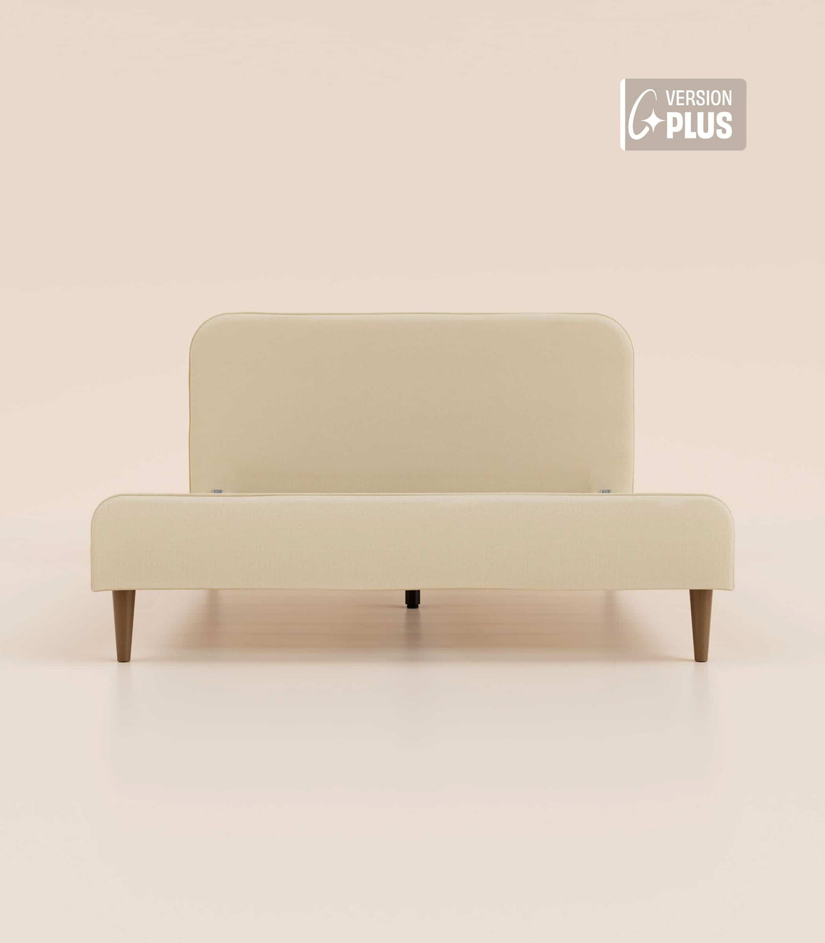 Lit scandi Beige Velouté-Plus