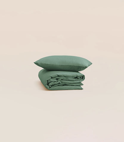 Parure percale de coton bébé Parure percale de coton bébé - Vert Sauge