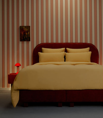 Lit boxspring Lit boxspring - Acajou velouté