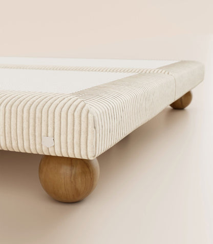 Sommier Grand Ours Velours Sahara-Sommier Céleste - Ronde