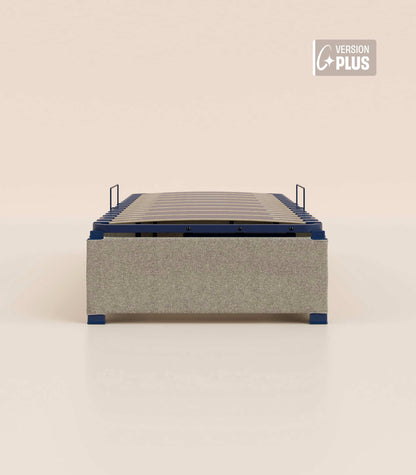 Lit coffre enfant Gris-Plus