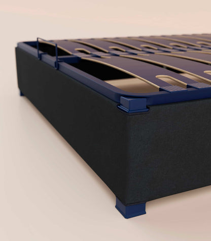 Sommier coffre Noir Anthracite-Plus